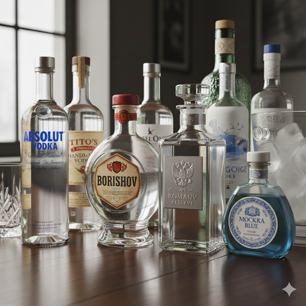 Premium vodka collection at wine shop Murfreesboro TN