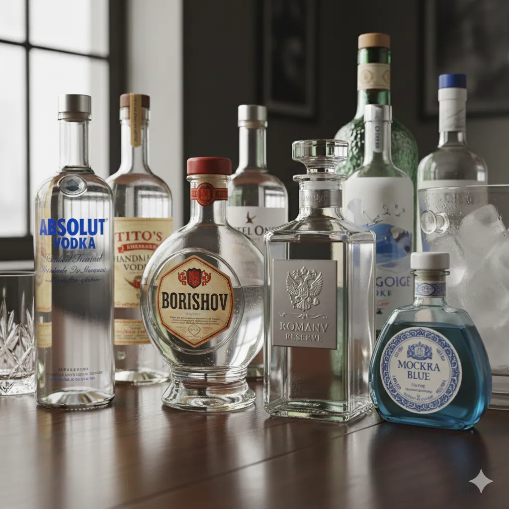 Premium vodka collection at wine shop Murfreesboro TN